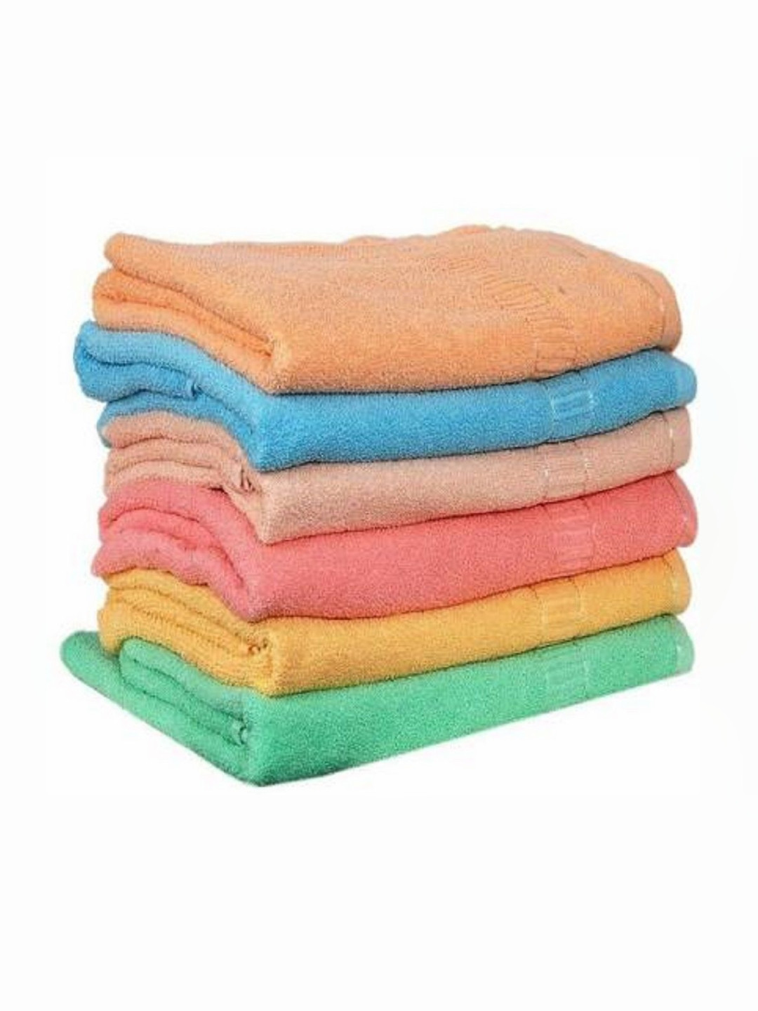 AYUS 6Pcs Blue & Pink 400 GSM Hand Towels