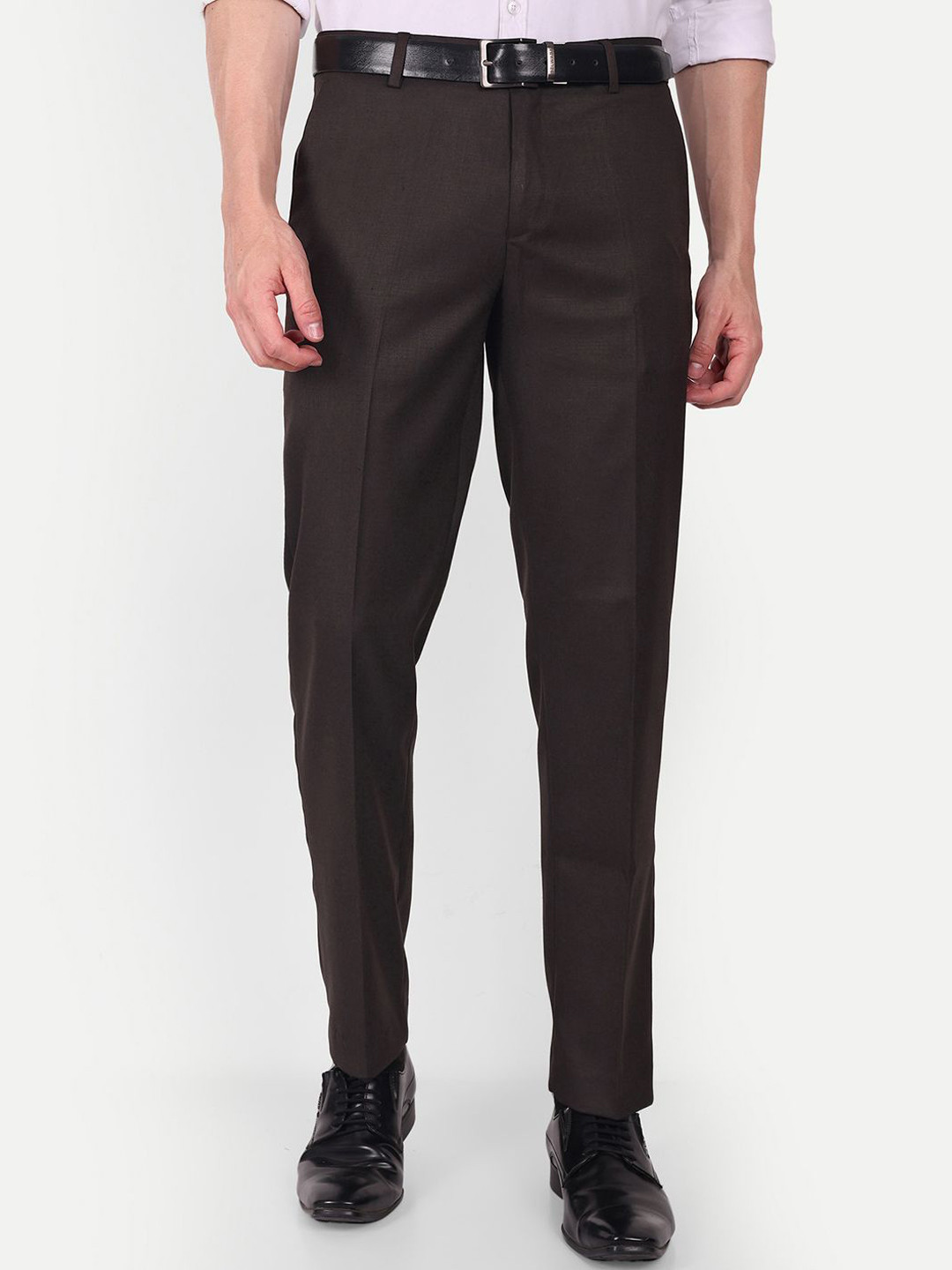 MANCREW Men Regular Fit Tailored Trousers