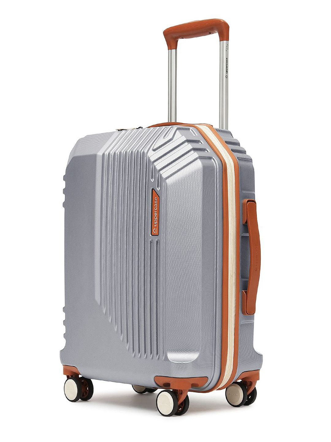 uppercase Vector Textured Hard-Sided Cabin Trolley Bag