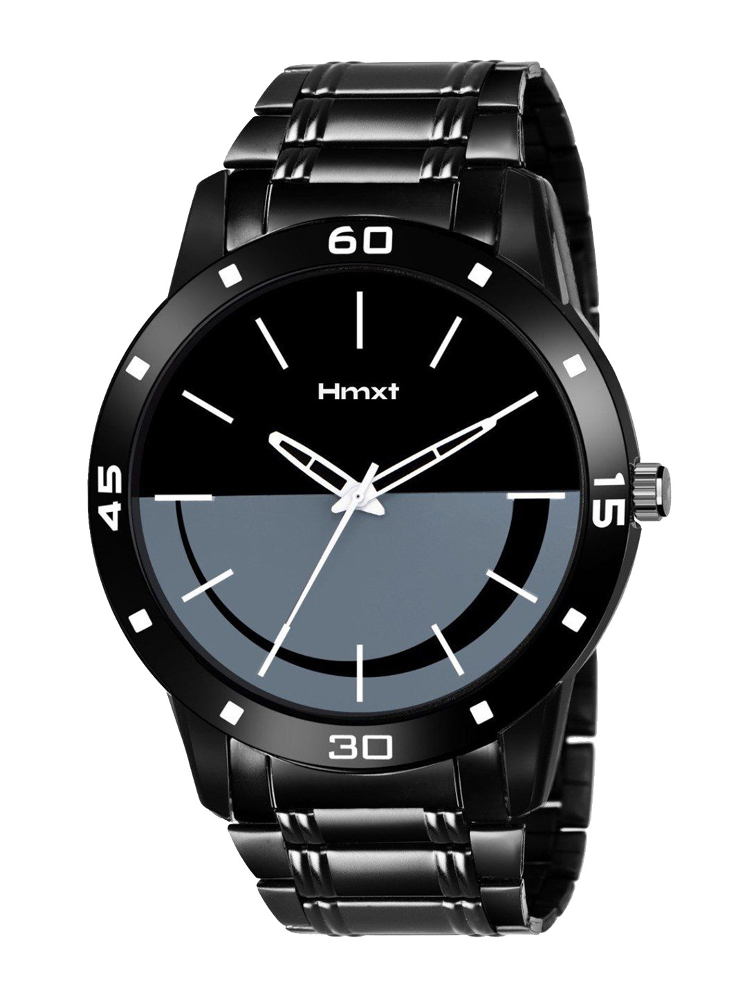 HMXT Men Printed Dial & Stainless Steel Straps Analogue Watch HMXT-47