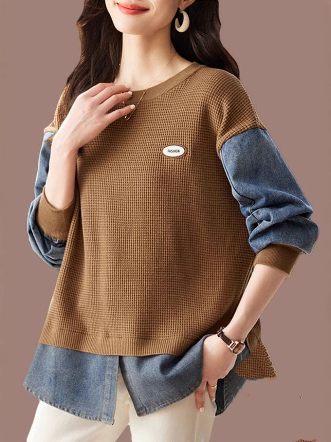 StyleCast Women Round Neck Pullover Sweaters