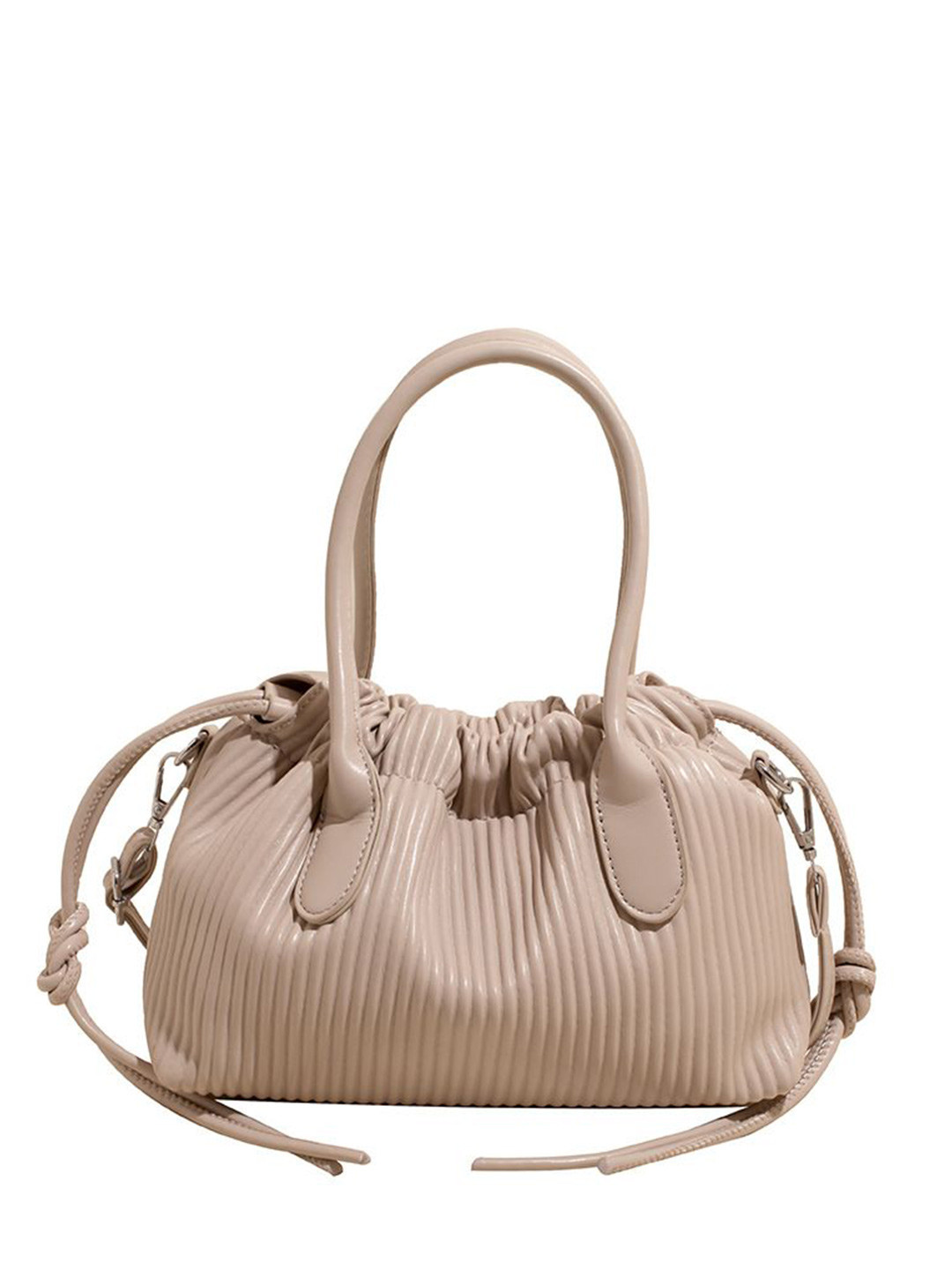 StyleCast x Revolte Women Solid Drawstring Handheld Bag