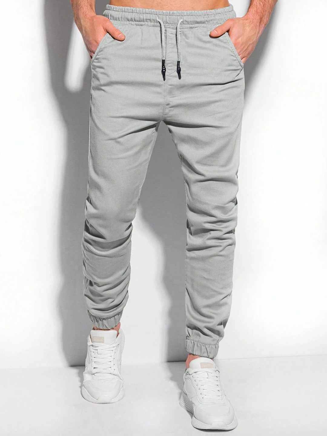 StyleCast x Revolte Men Grey Joggers