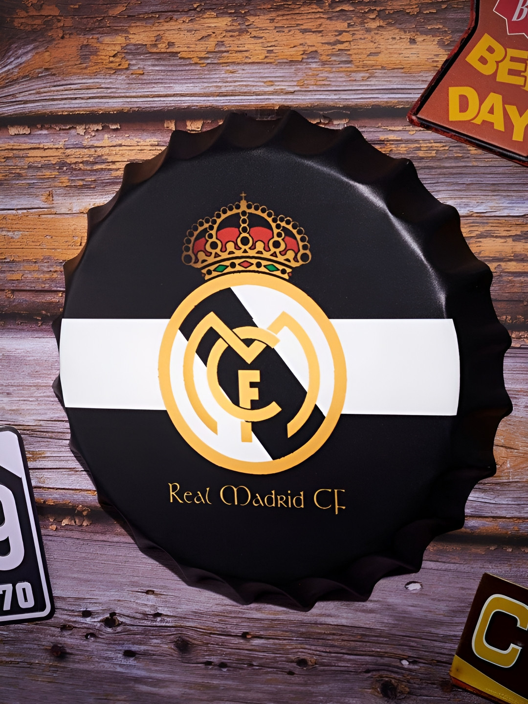 eazy wagon Bottle Caps sign - Real Madrid Metal Matte Hall Signs and Plaques-14In