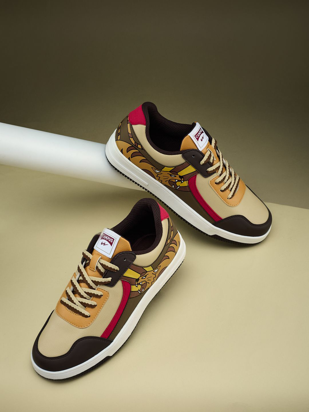 Campus Women GLIDE Colourblocked Sneakers