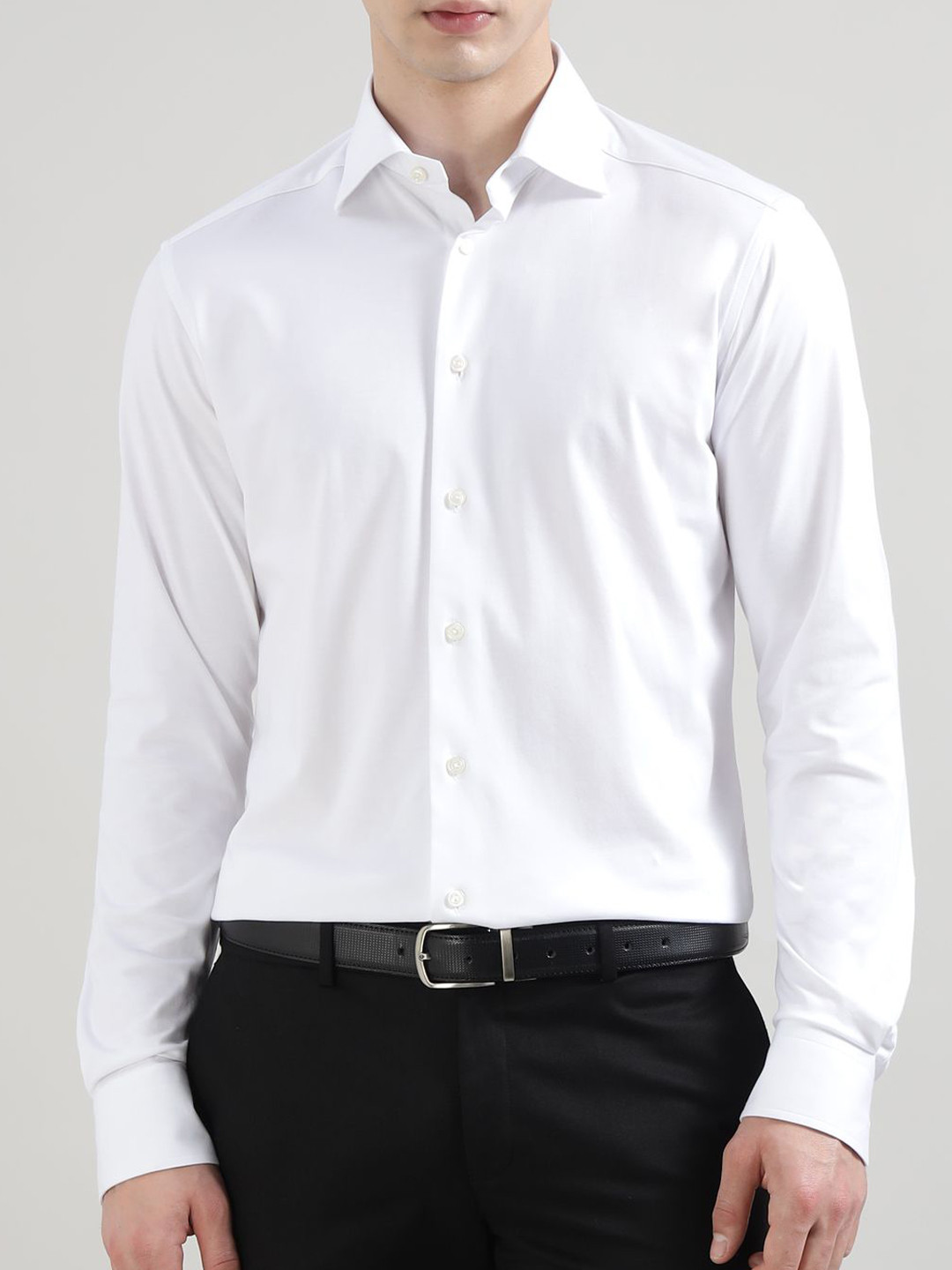 Eton Slim Fit Spread Collar Long Sleeves Formal Shirt