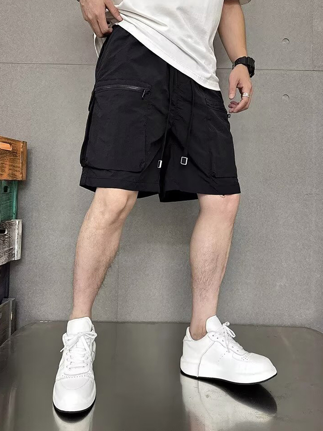 StyleCast x Revolte Men Mid-Rise Regular Cargo Shorts