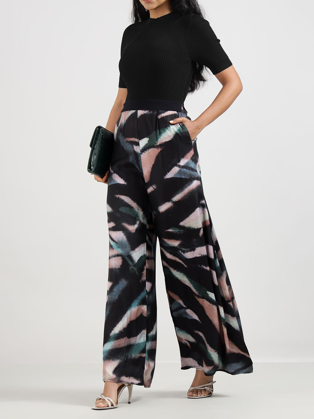 Ted Baker Women Solid Round Neck Basic Jumpsuit