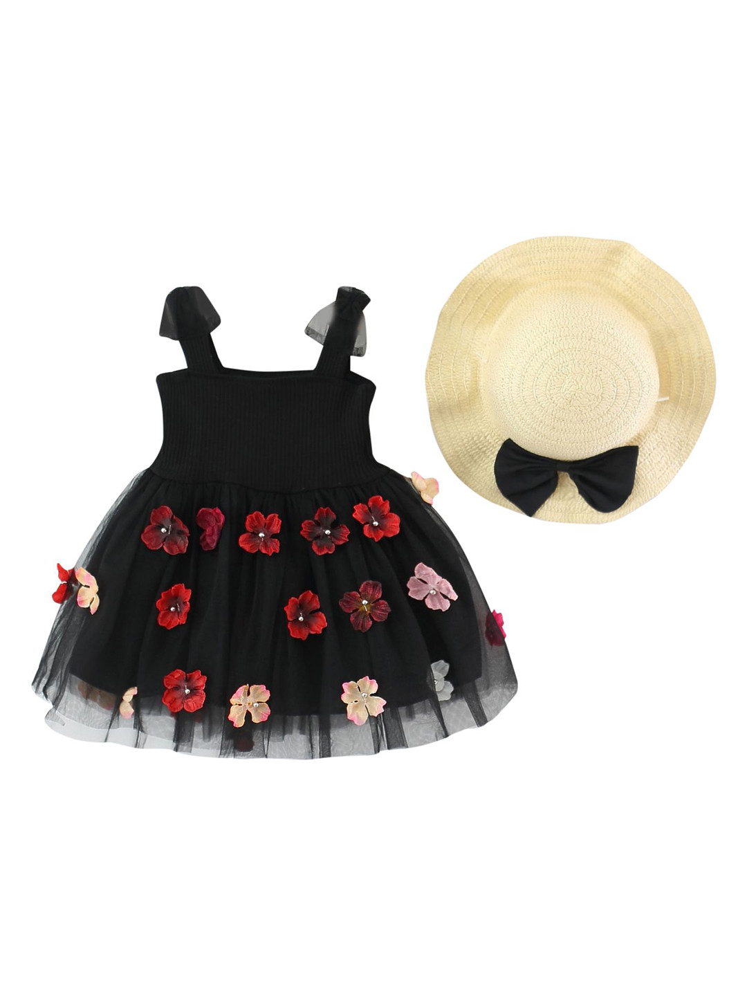 StyleCast x Revolte Girls Embroidered A-Line  With Cap