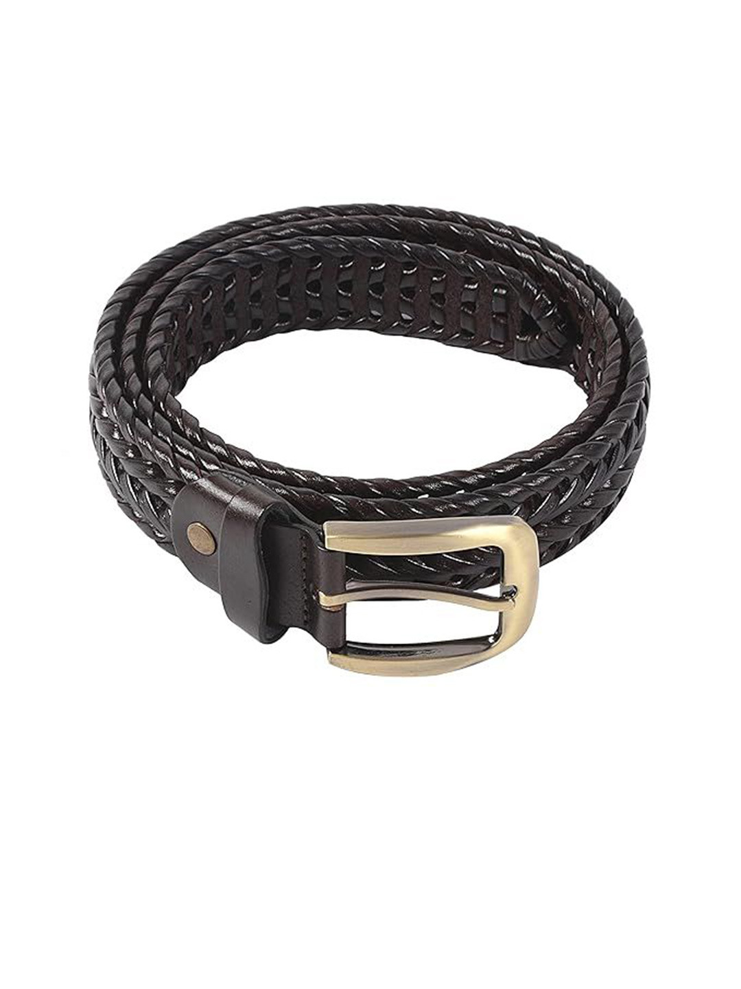 Leonardi MenLeather Textured  Formal Belt