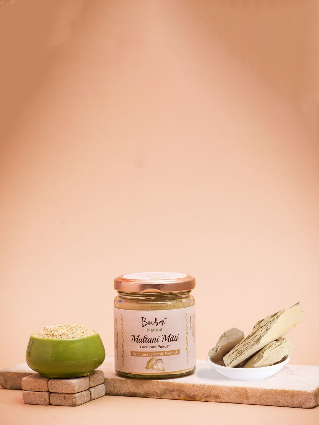 Bindian Multani Mitti Face Pack Powder For Oil Control - 100 g