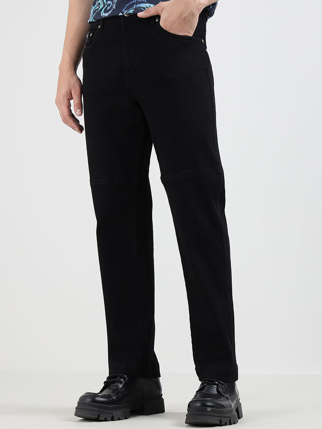 Versace Jeans Couture Men Slim Fit Mid-Rise Jeans