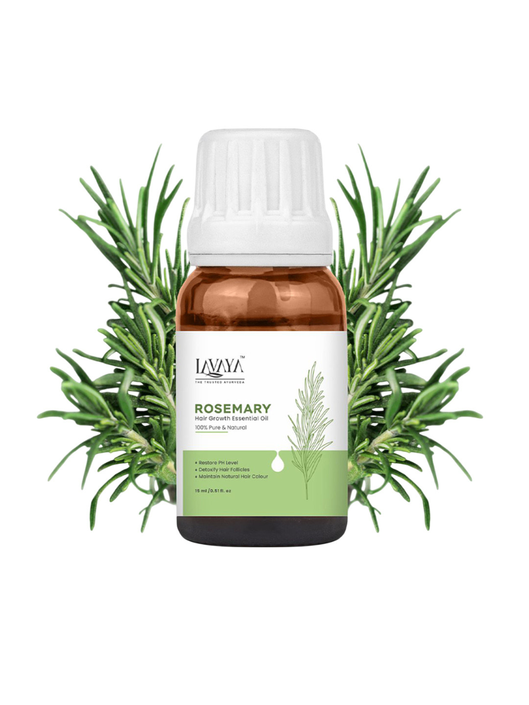 Lavaya 100% Pure And Natural Rosemary Essentail Oil - 15 ml