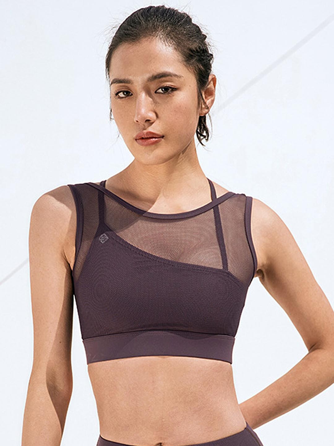 LULU & SKY Self Design Medium Coverage High Support Super Support Workout Bra