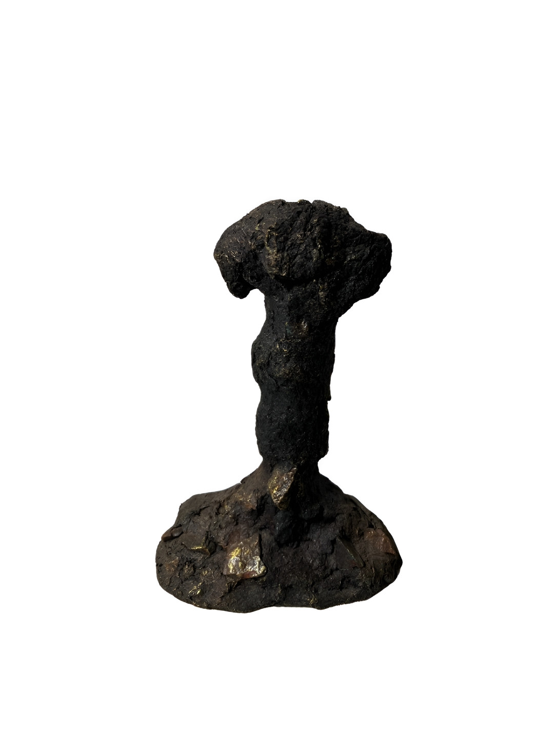 Taurrus Primitive Elegance Brown Metal Metallic Living Room Large Showpiece - 11.4 Inches