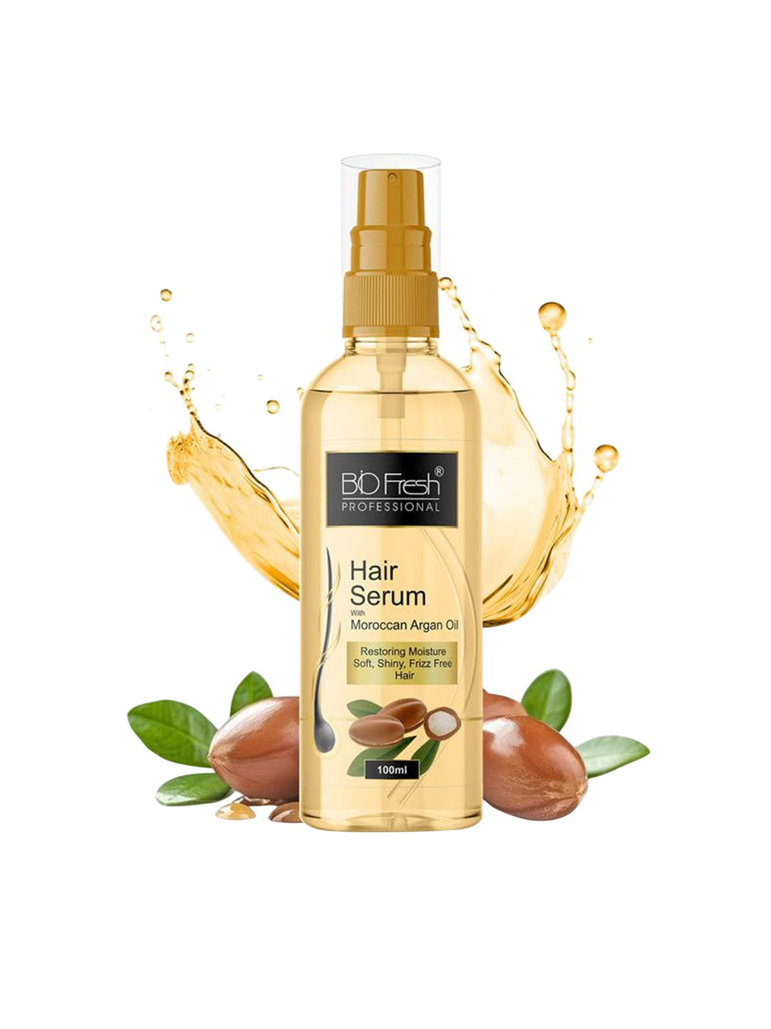 BIOFRESH Moroccan Argan Oil Hair Serum For Nourishment - 100 ml