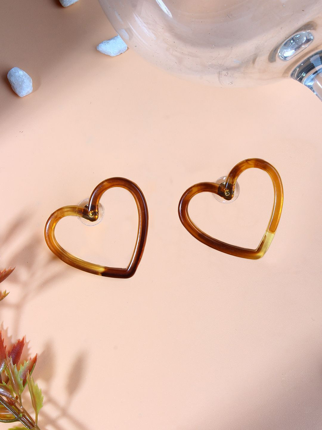 KPOP Heart Shaped Studs