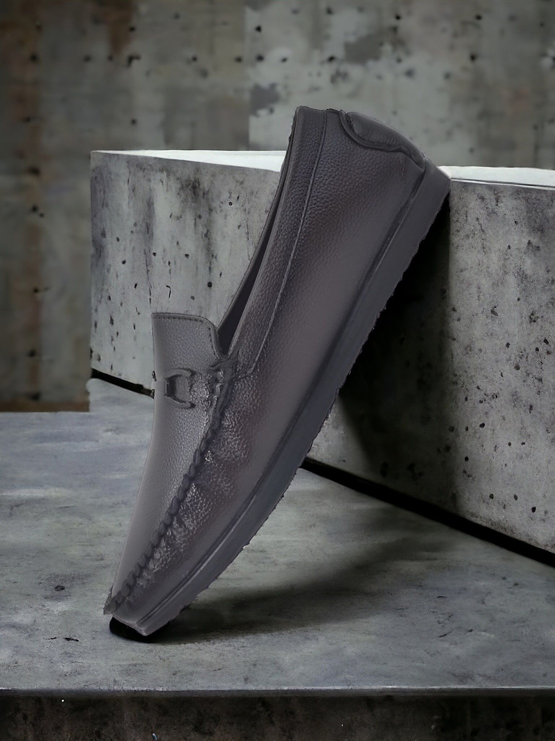 MICHEAL FERAAS Men Leather Driving Shoes