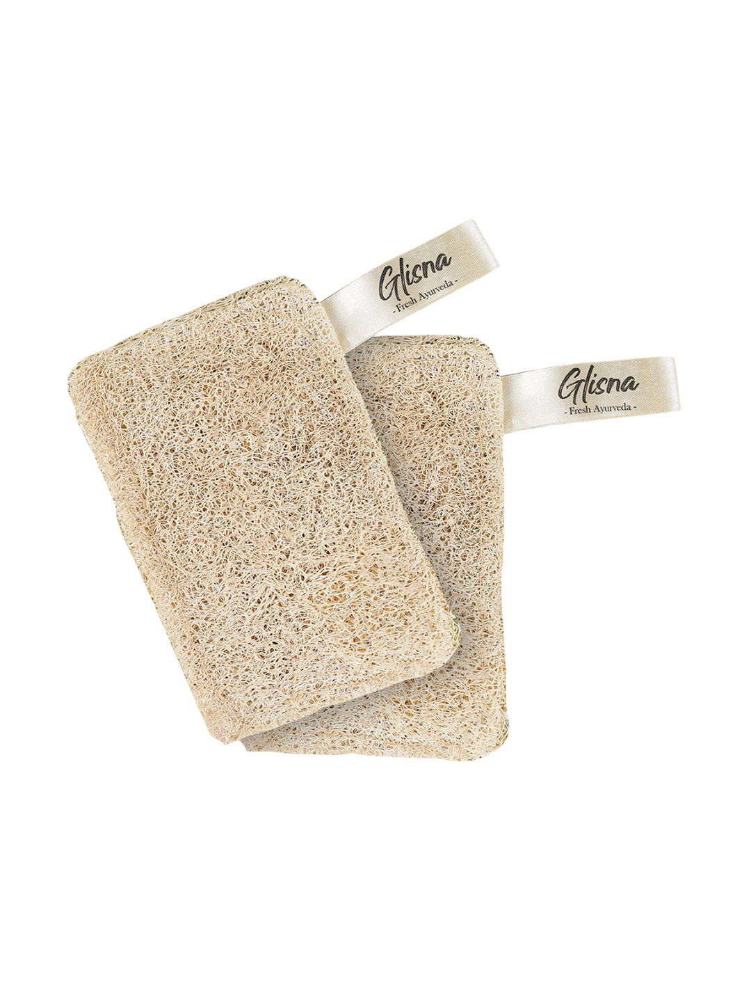 GLISNA Set Of 2 Loofah Body Scrubber Sponges