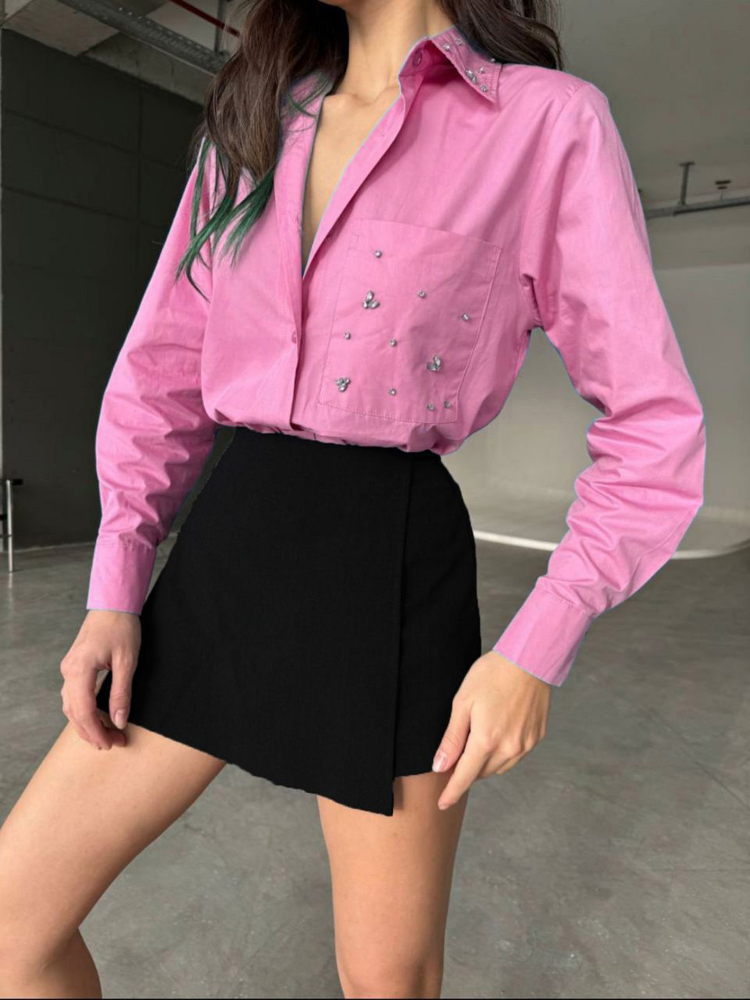 Zwankee Straight Mini Skirt