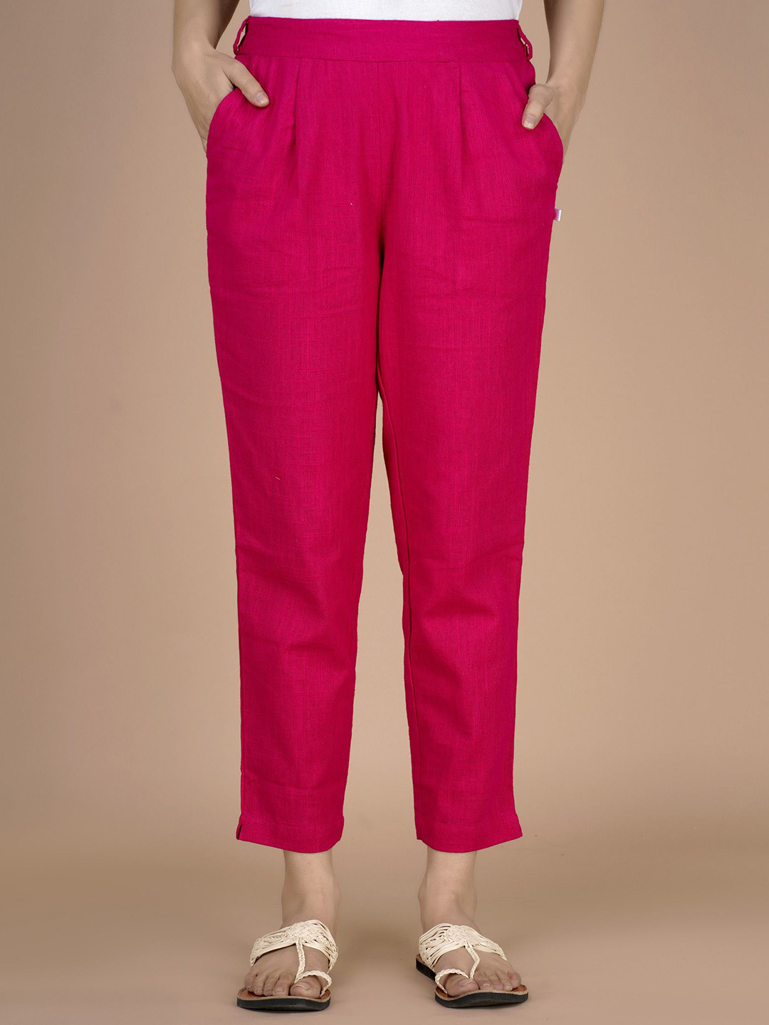 L R TEXTILES Mid-Rise Casual Trousers