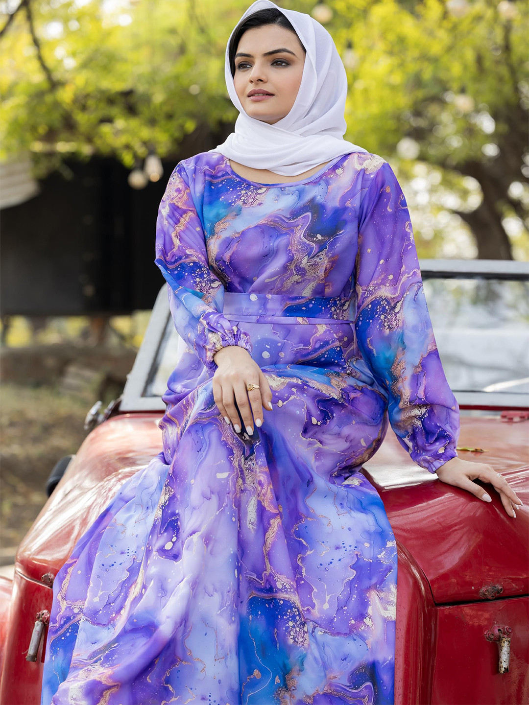 SARINKU Formal Fit & Flare Dress