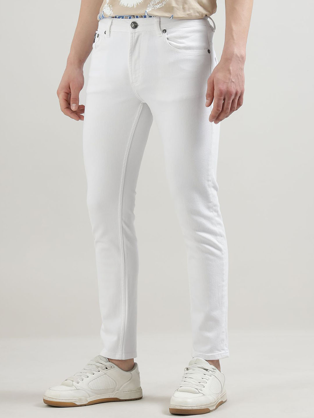 Versace Jeans Couture Men Slim Fit Mid-Rise Jeans