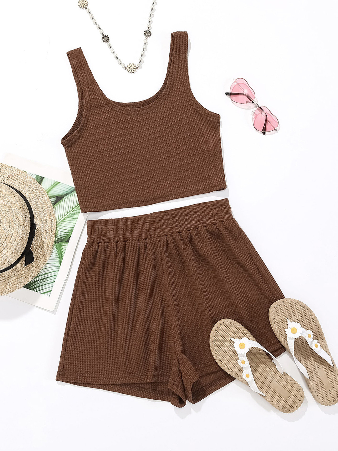 LULU & SKY Sleeveless Top With Short
