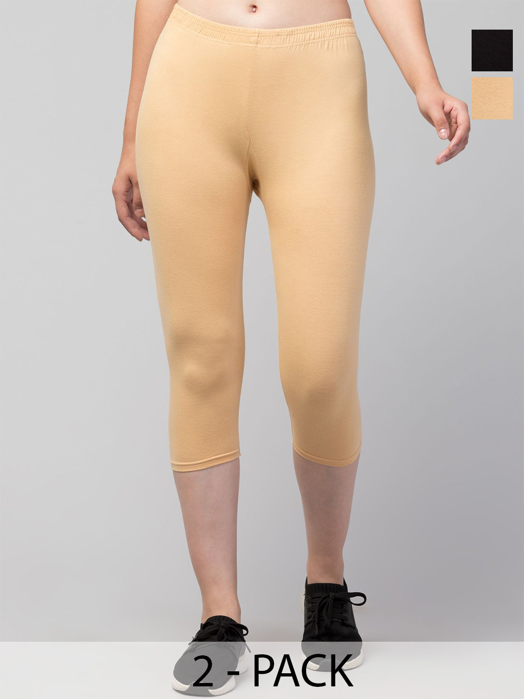 UllasPemium Women Skinny Fit Low-Rise Capris