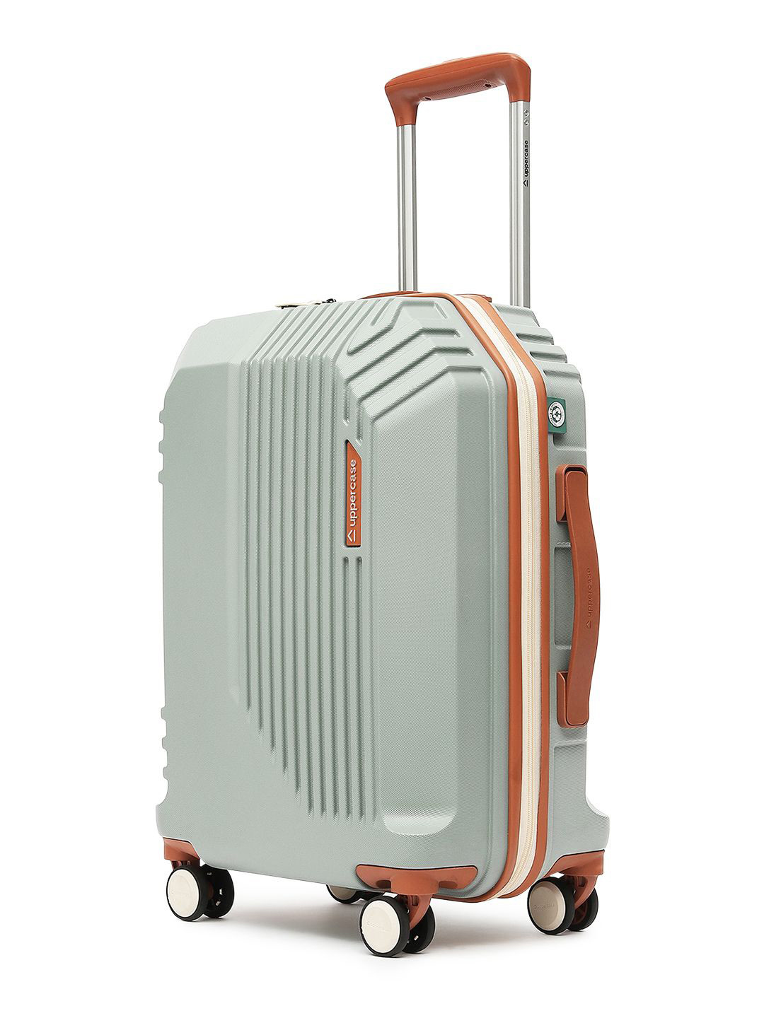 uppercase Vector Textured Hard-Sided Cabin Trolley Bag