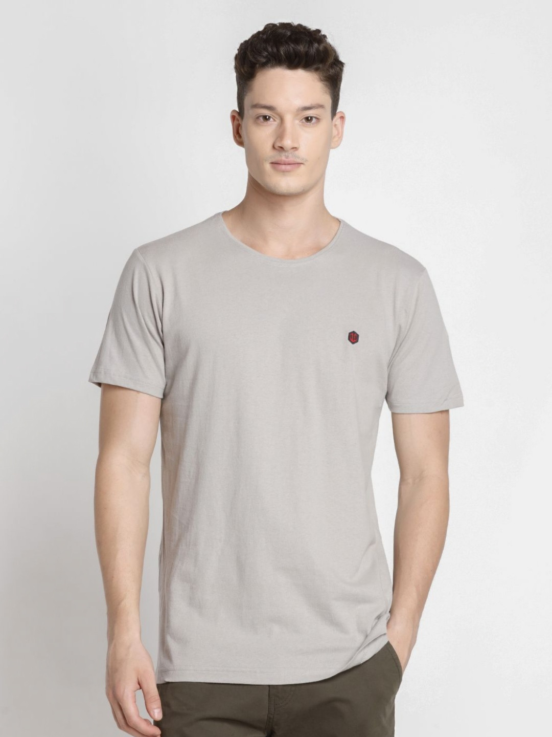 ODCC Rounds Neck Slim Fit Cotton T-shirt