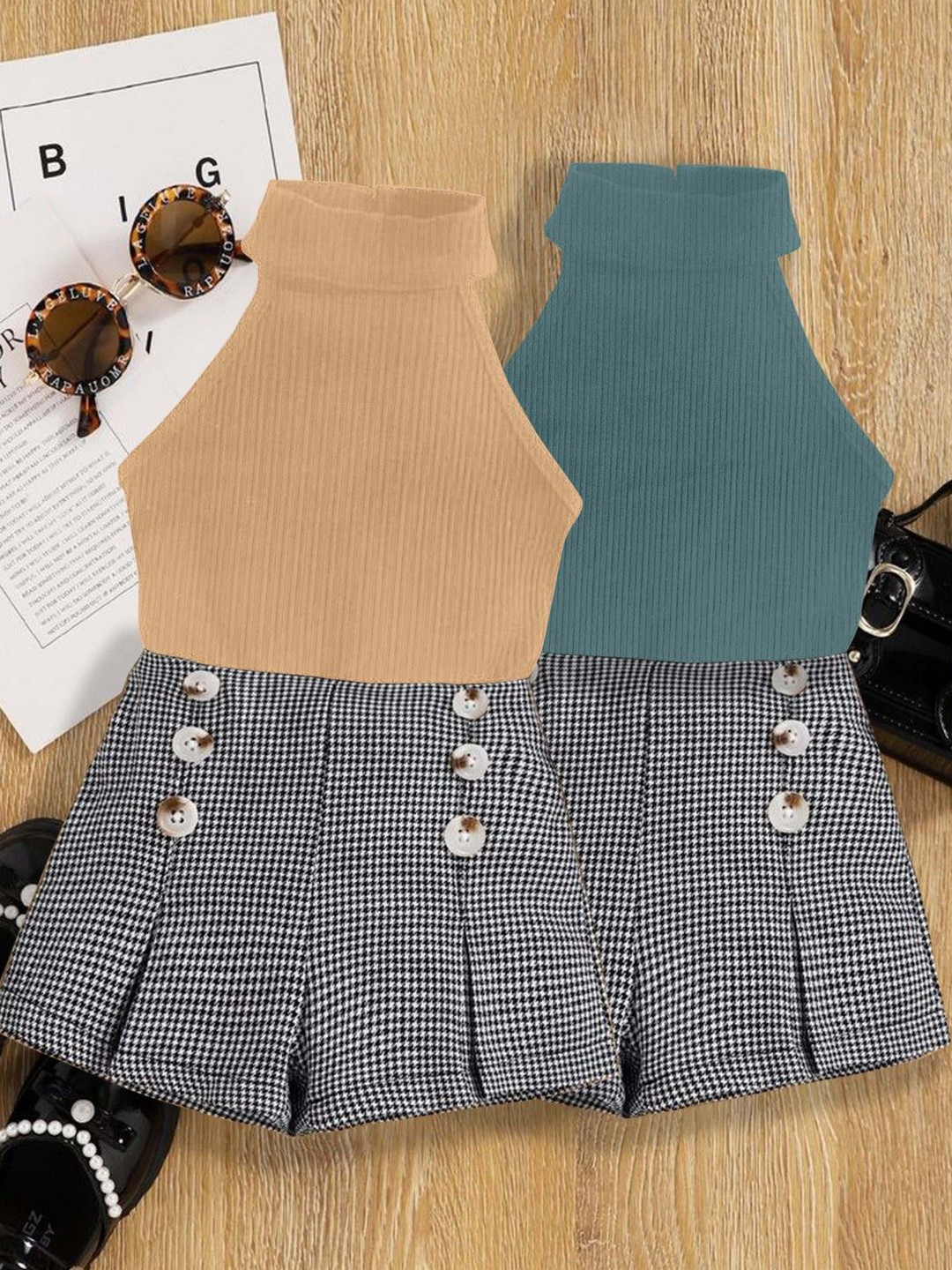 DEL LUNA Striped Mini Jumper Dress