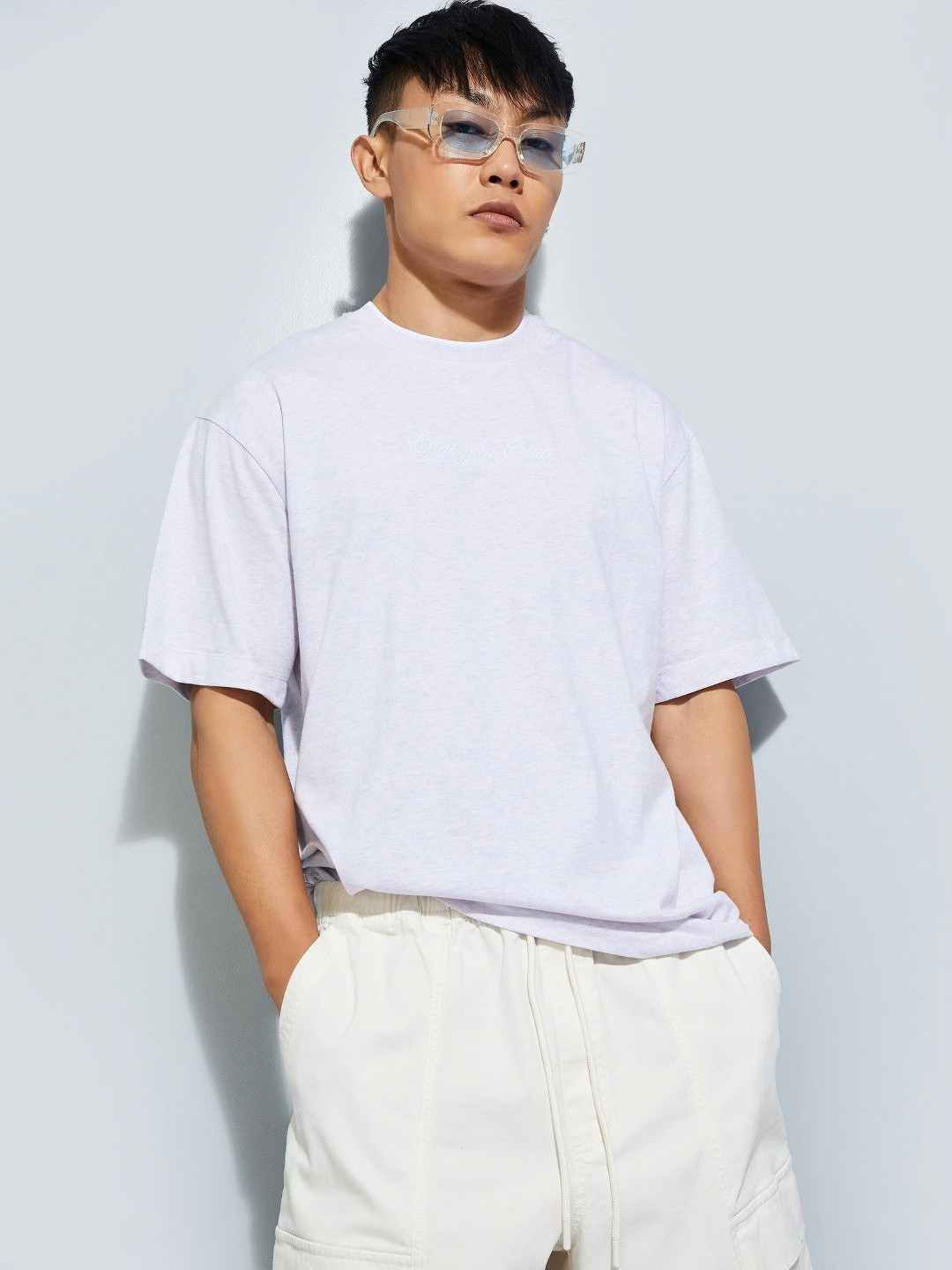 max Men V-Neck Cut Outs T-shirt