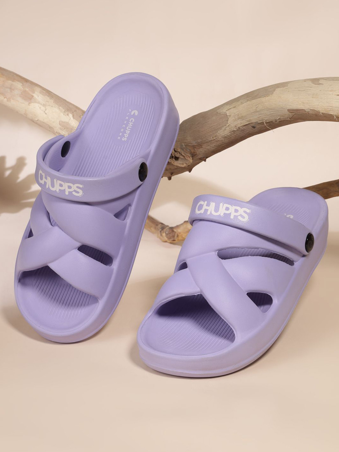 CHUPPS Women Maven Purple Casual Slider
