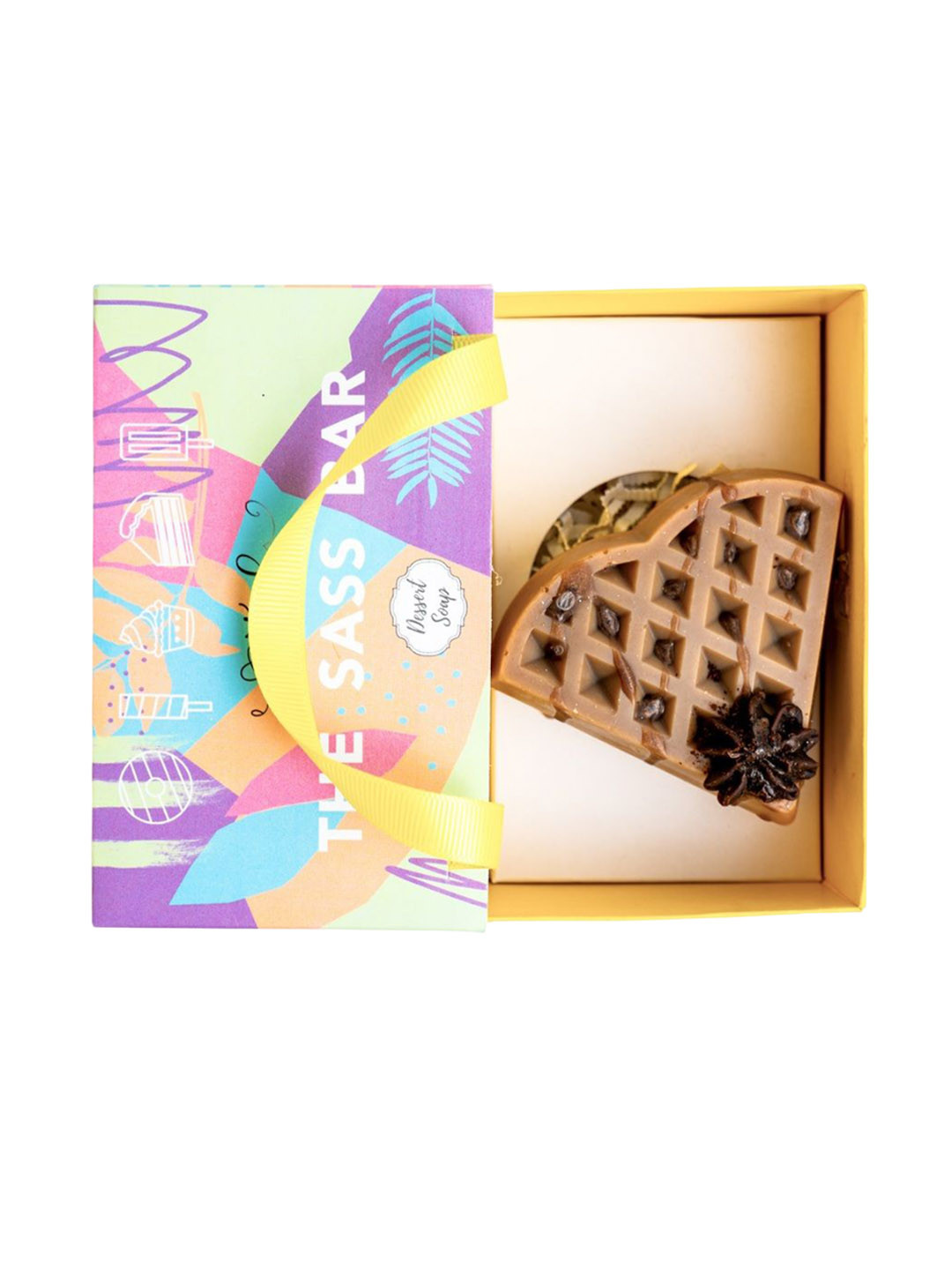 The Sass Bar Caramel Chocolate Waffle Soap With Cocoa Butter - 115 g
