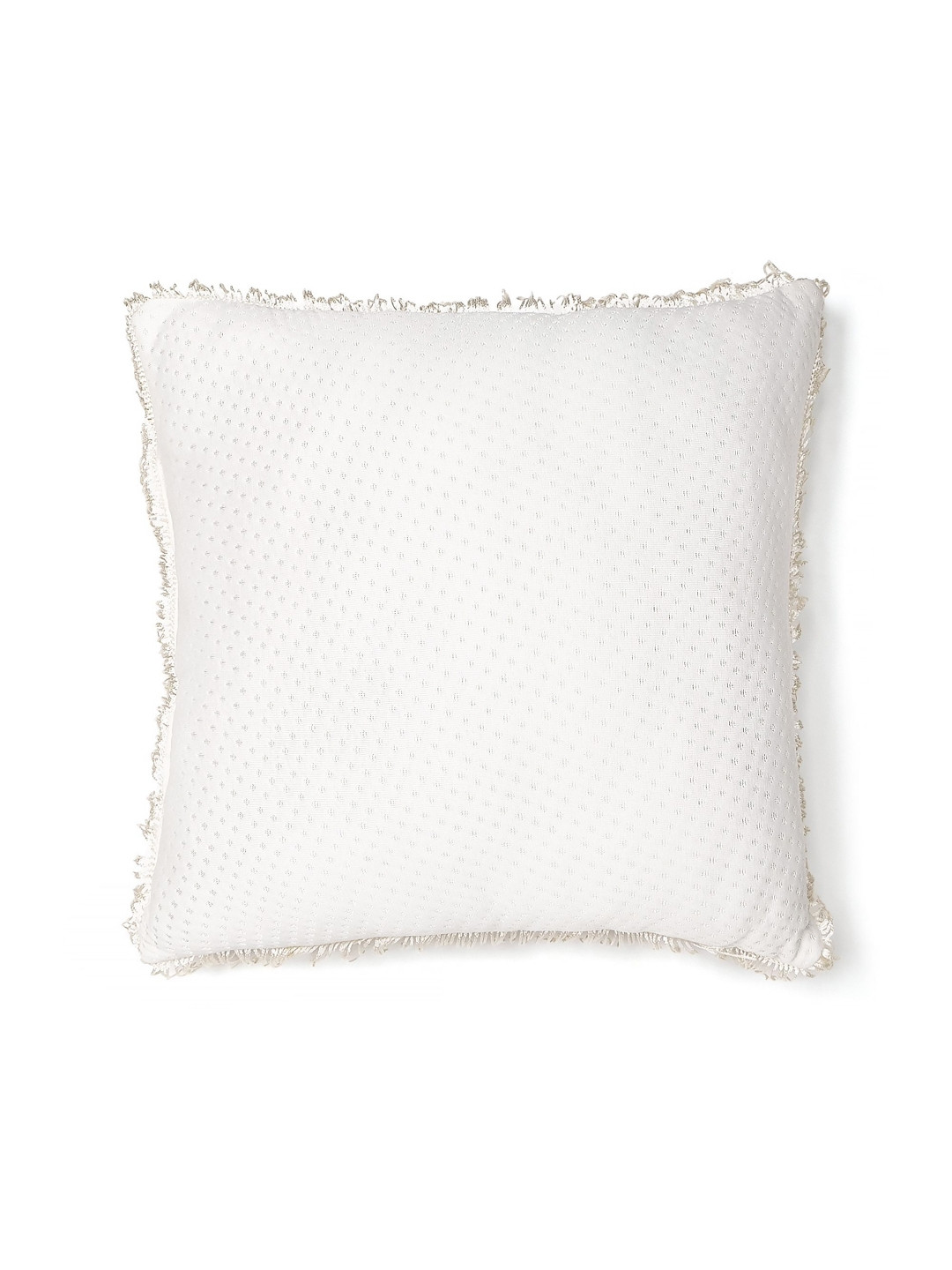 SH Creation and Handlooms White Square Cushions Pre-Filled Cushions