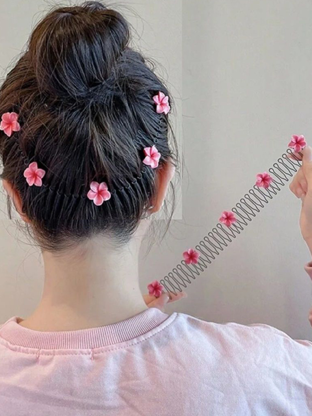 Ziory Girls Floral Hair Comb Pin Hair Accessory