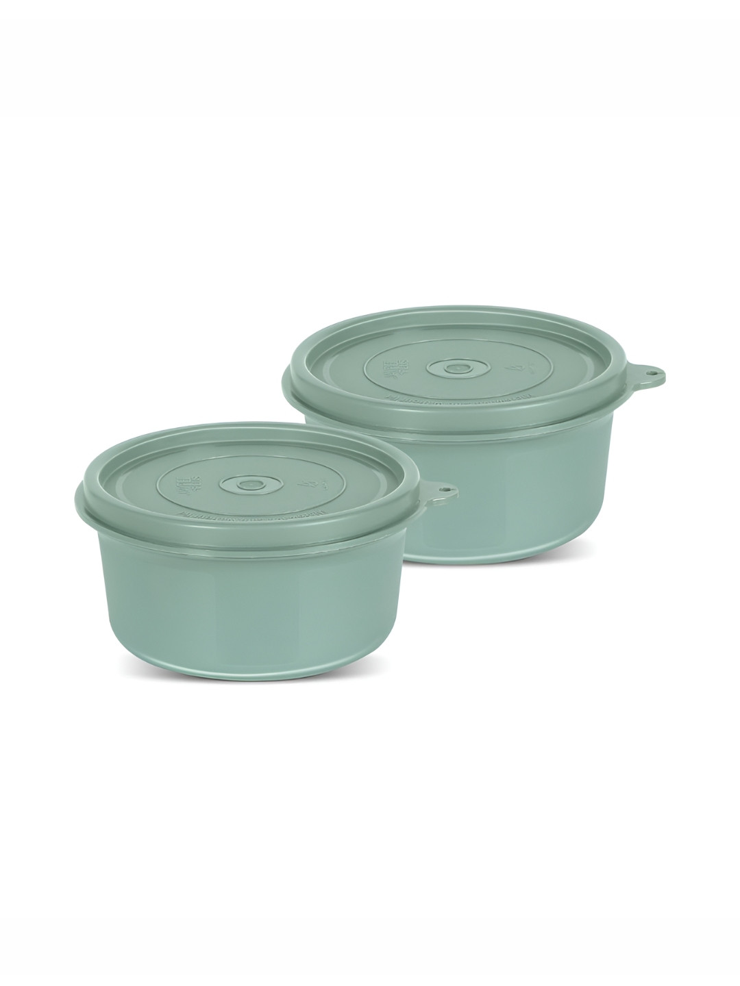 Jaypee Plus Ultima Mealmax Green Plastic Easy To Clean 2 Piece Flip Top Canister-390ml