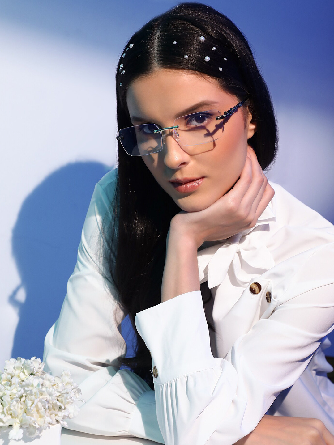 LULU & SKY Women Rectangle Sunglasses TY5298