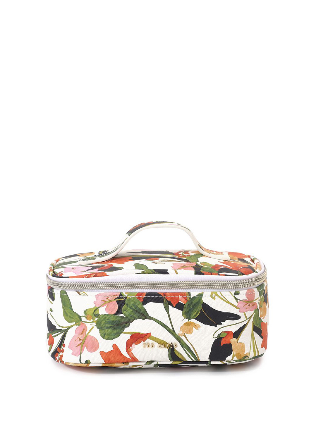 Ted Baker White And Green Floral Printed Reusable Multi-Utility Organisers