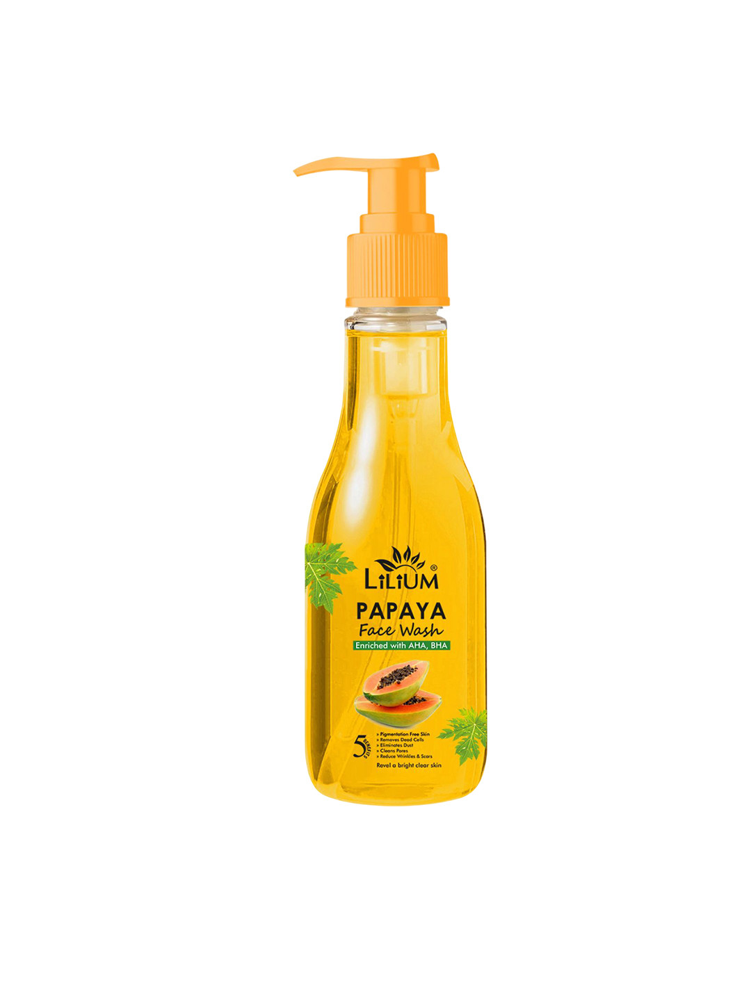 Lilium Papaya Face Wash With Vitamin E For Acne - 500 ml