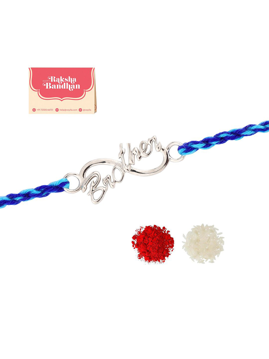 Studio Voylla Infinity Brother Love Thread Rakhi