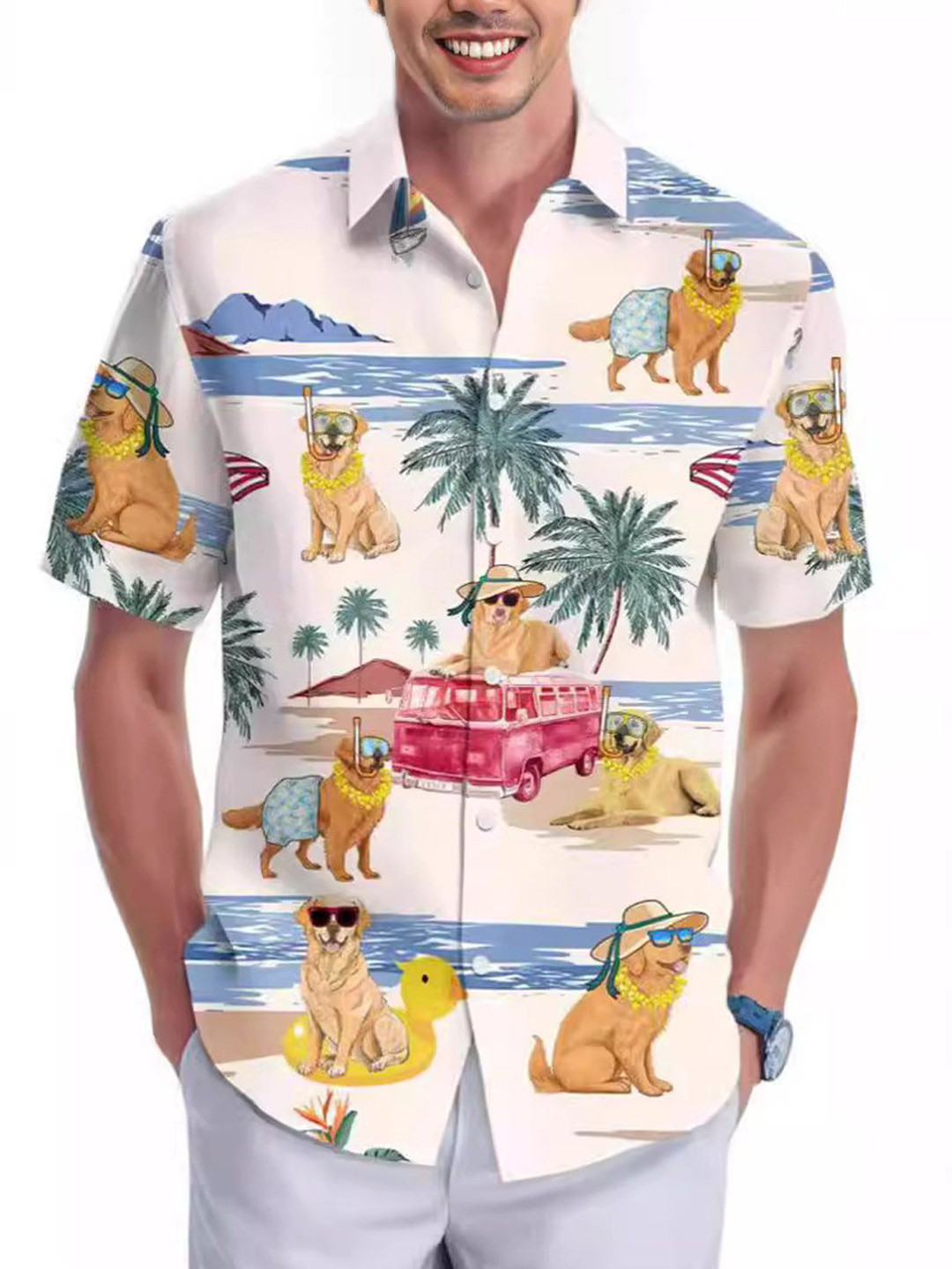 StyleCast Men Spread Collar Humour Print Casual Shirt