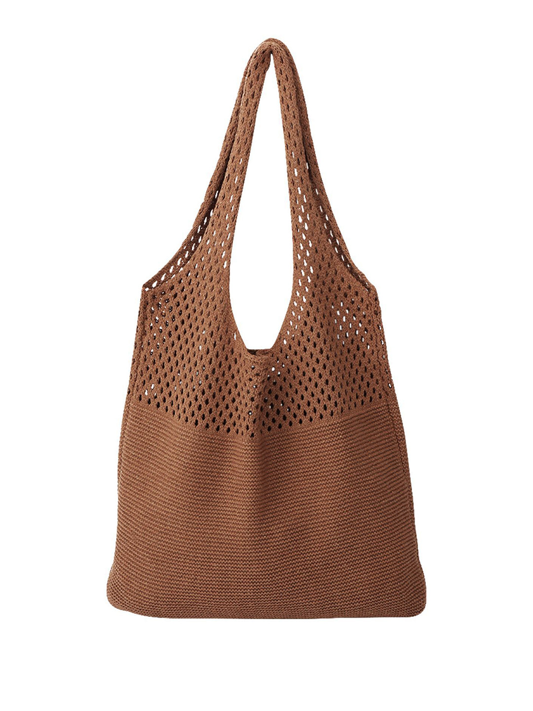 StyleCast x Revolte Women Textured Shopper Cut Work Tote Bag