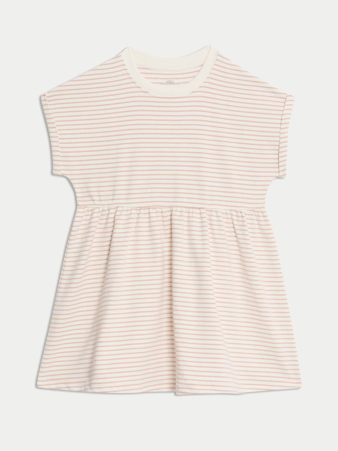 Marks & Spencer Cotton Rich Striped Dress