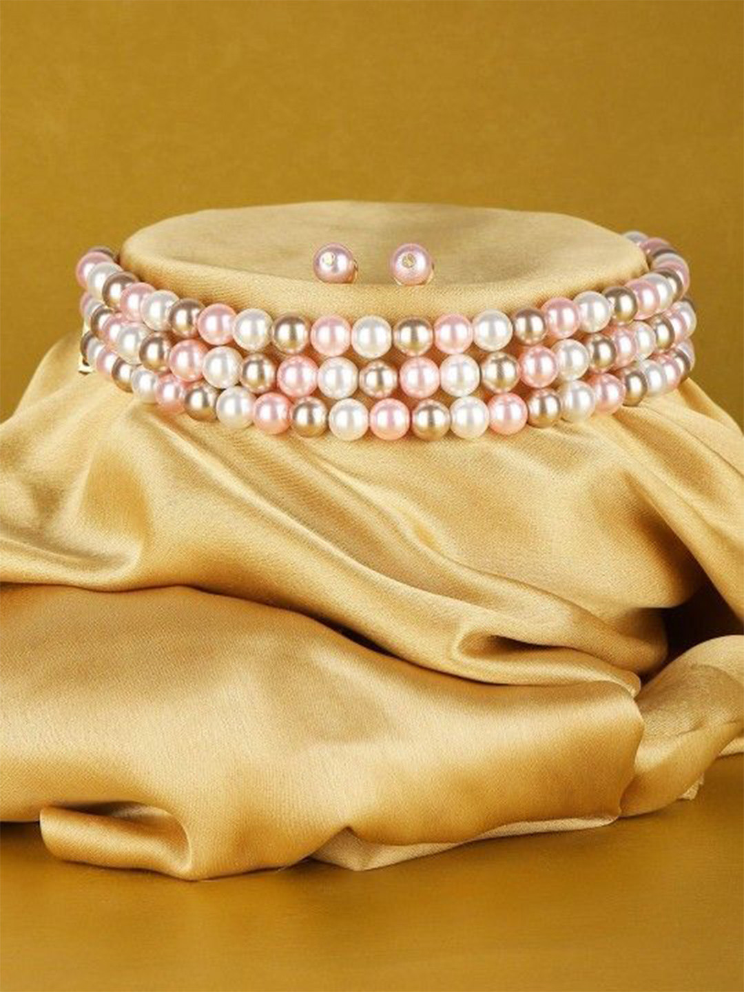 Anouk Beaded Layered Chokered Jewellery Set