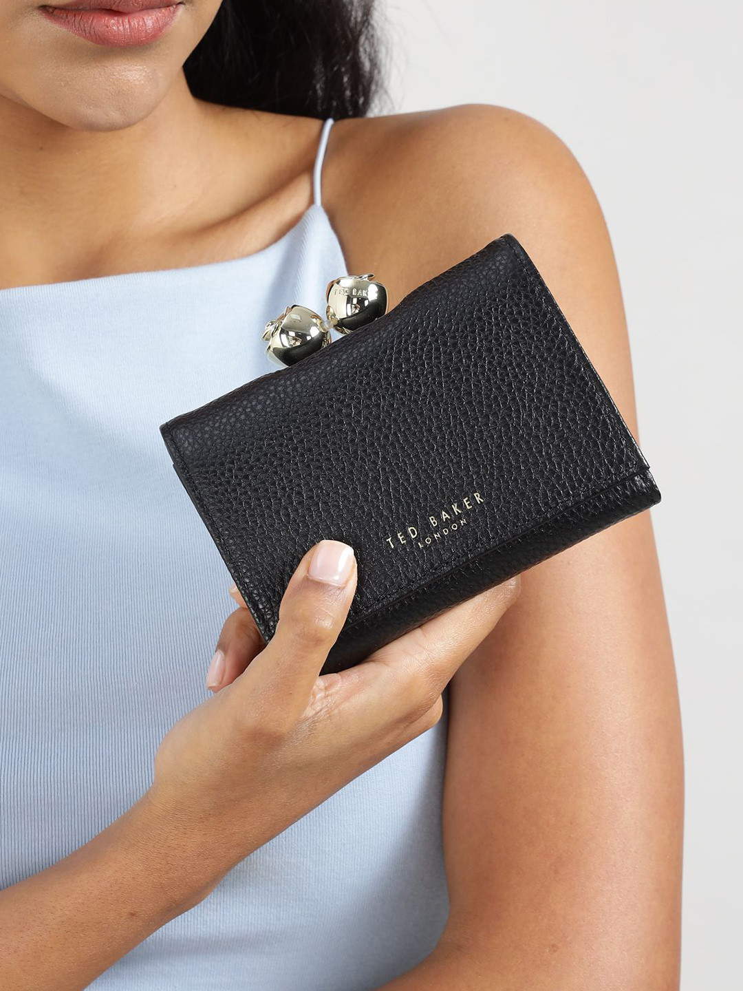 Ted Baker Women Leather Textured Clutches