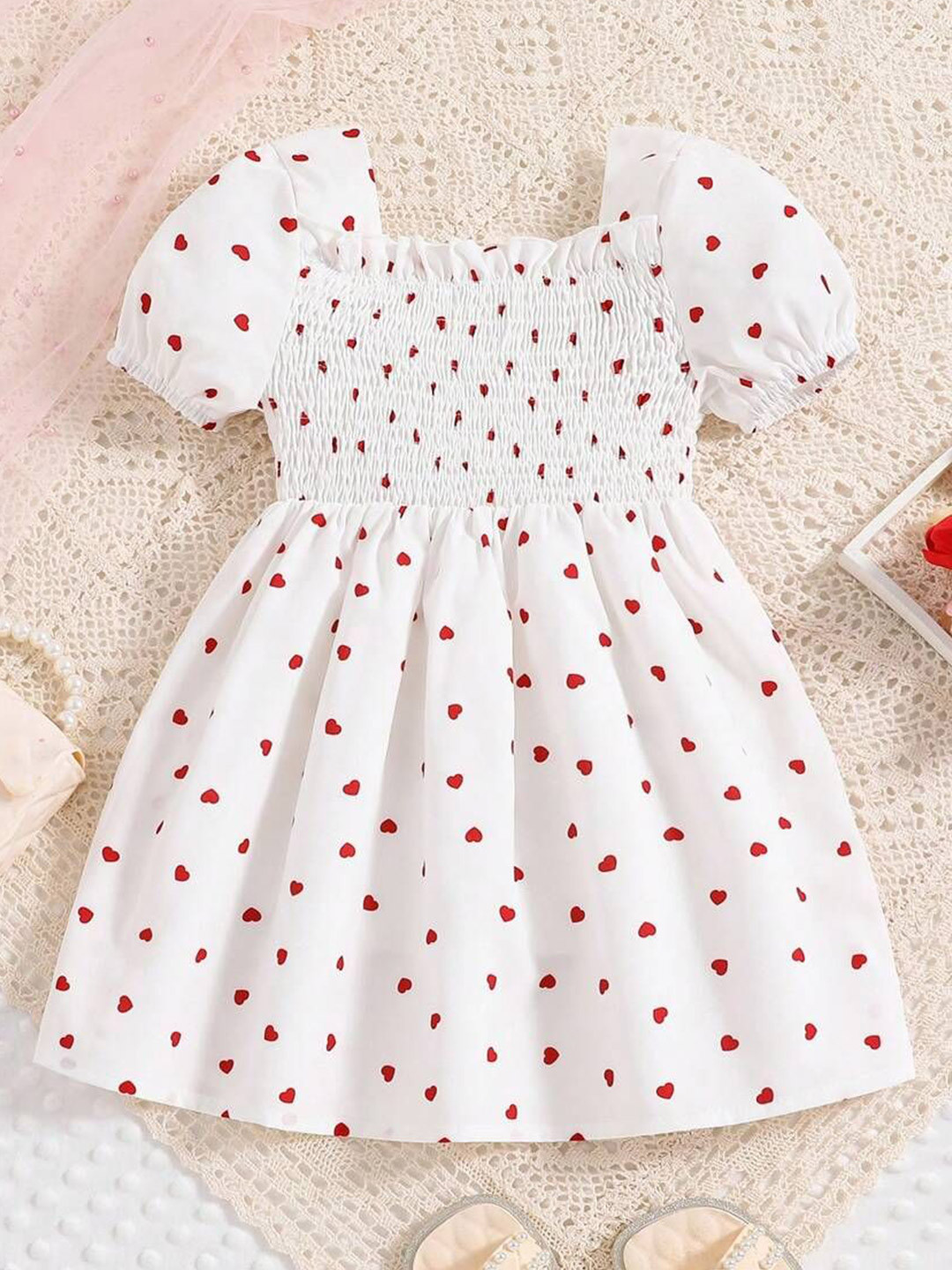 White World Fit & Flare Dress