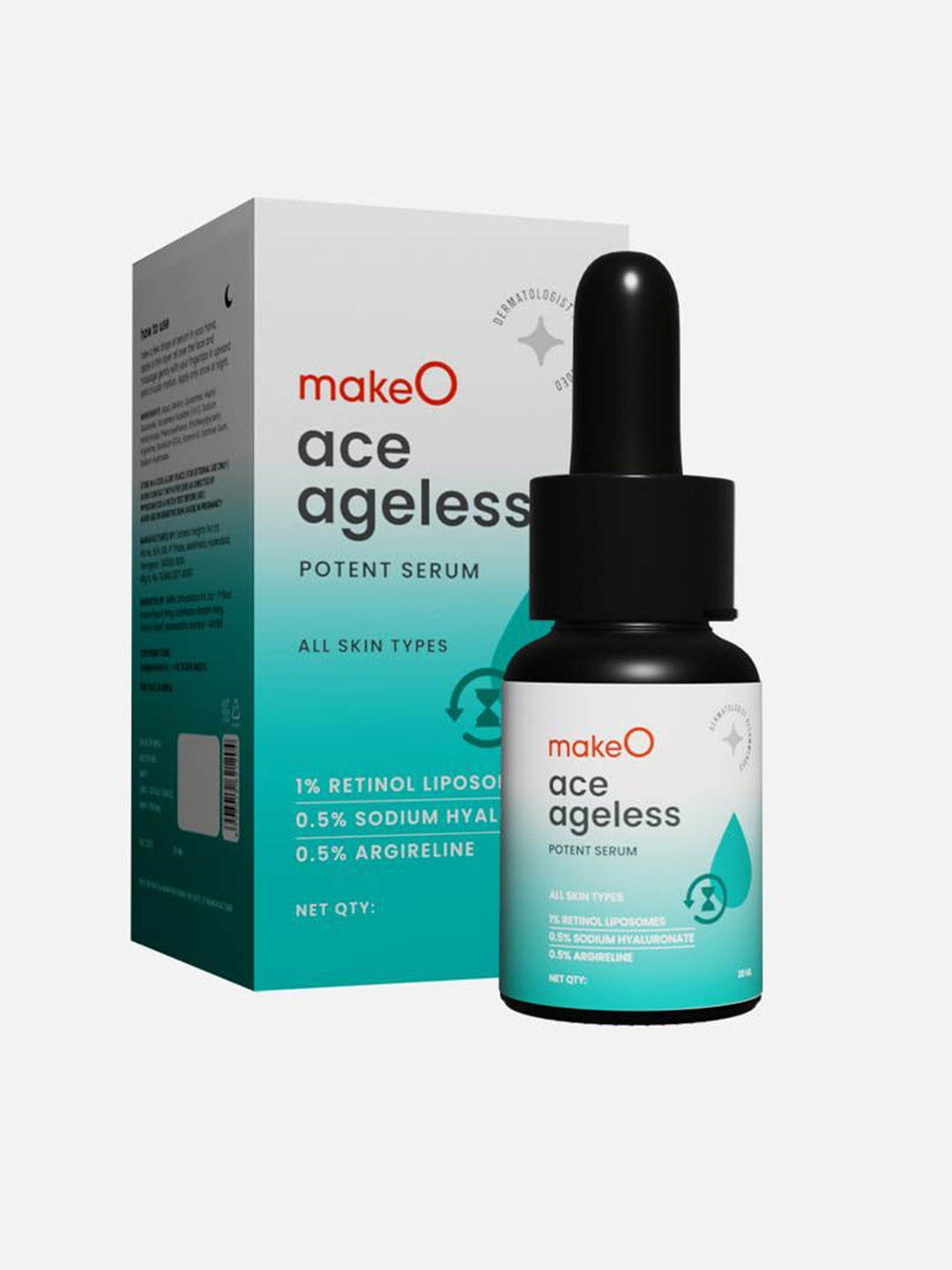 makeo Ace Ageless Potent Face Serum With Retinol Liposomes - 30 ml