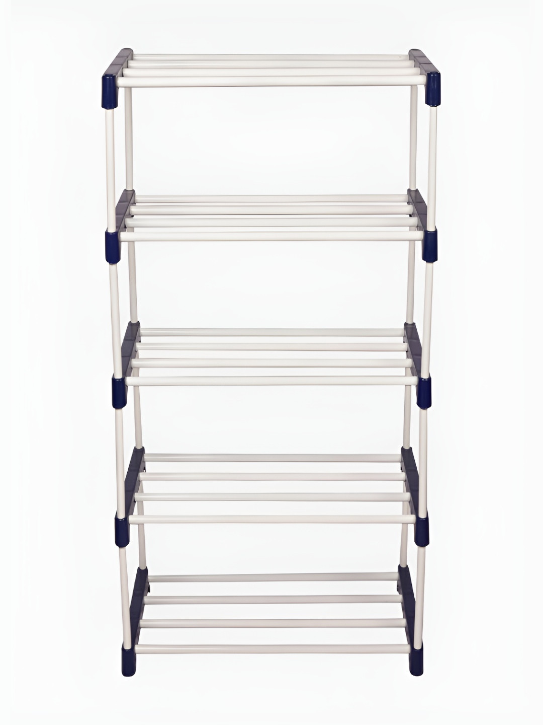 NOVATIC White & Blue Multi-Purpose Free Standing Book Shelf